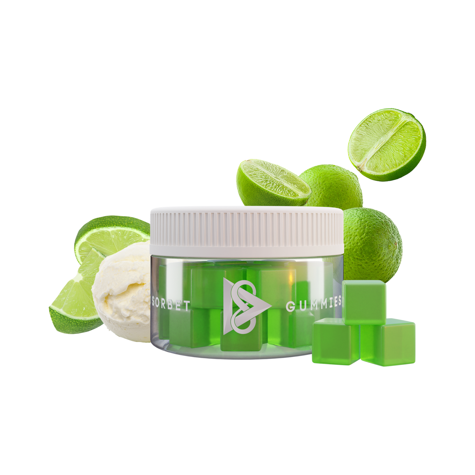 Lime x Sorbet Strain A Nice Scoop of Relaxation Delta 8 D8.co